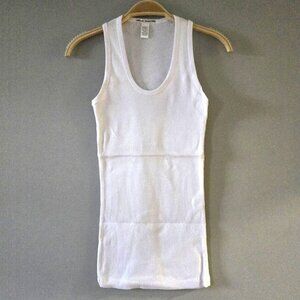 Zenana Outfitters Women’s White Ribbed Tank Top T3819 (Sizes S, M, L) NWOT